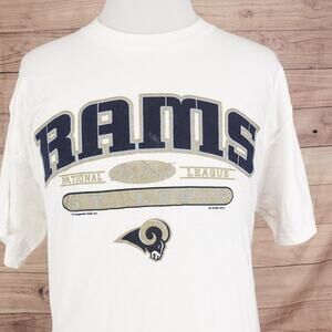 Vintage St Louis Rams Shirt Mens XL White NFL Football 2001 Graphic 2000s